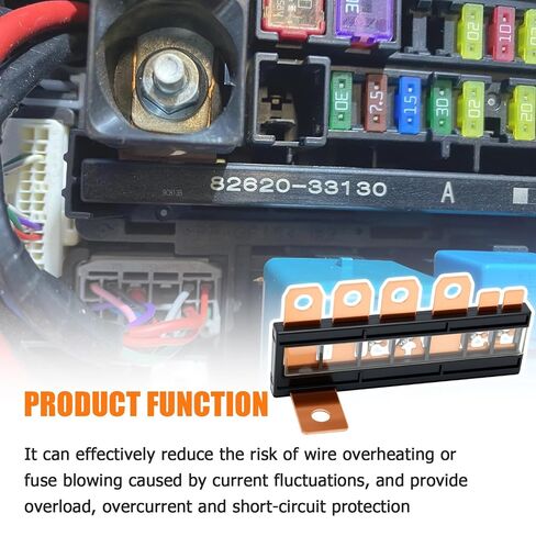 Fusible Link Block Fuse Assembly Fit for 2018-2022 Toyota Camry for 2019-2022 Avalon for 2019-2022 RAV4 Replace Part Number 8262033130 82620-33130 in Saudi Arabia