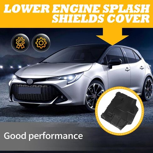 Lower Engine Splash Shields Cover Compatible with 2019-2023 Corolla XSE H/B w/XSE Pkg 5141002440 TO1228266 in Saudi Arabia