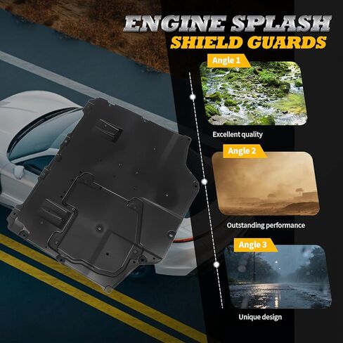 Lower Engine Splash Shields Cover Compatible with 2019-2023 Corolla XSE H/B w/XSE Pkg 5141002440 TO1228266 in Saudi Arabia