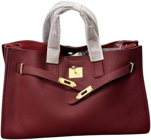 Urban Luxe Tote with Gold Hardware & Adjustable Strap – Women’s Shoulder Bag in Saudi Arabia