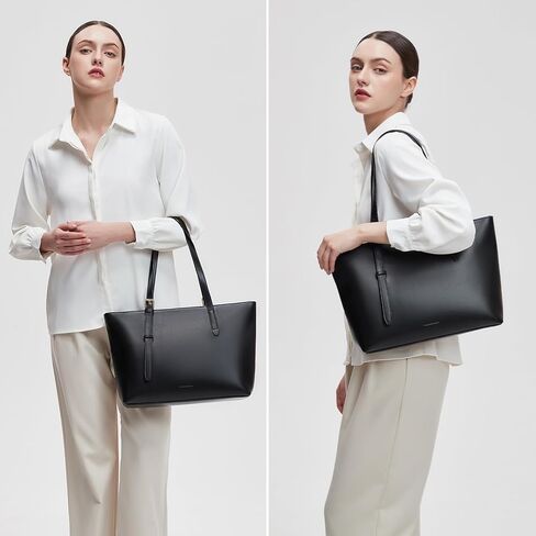 Peacocktion Tote Bag for Women Soft Faux Leather Shoulder Bag Handbag for Ladies Work Everyday Office Travel in Saudi Arabia