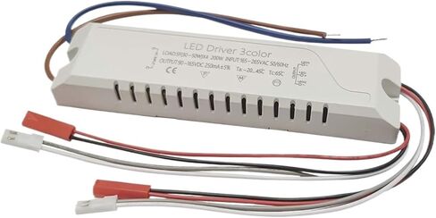 1pcs LED Driver Current 220mA 20-40W/40-60W SMD Light Ceiling Power Supply 3 Color Double Output Lighting AC165-265V((20-40W)-3) in Saudi Arabia