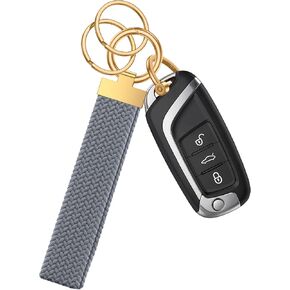 Stretchy Braided Wristlet D-Ring Detachable for Women&Men Wearable Car Key Chain in Saudi Arabia