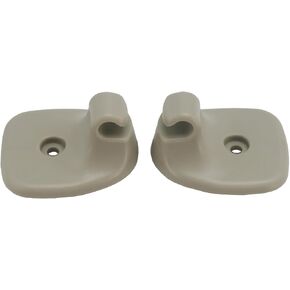 2-Pack Sun Visor Support Clip Hook Compatible with Chrysler 200 2011-2015, Dodge Avenger 2011-2014 (Beige) in Kuwait