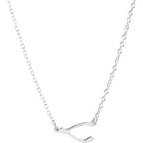 Deidreamers Sterling Silver WISHBONE Necklace in Kuwait