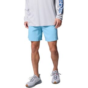 شورت سباحة رجالي من Columbia PFG Backcast IV سريع الجفاف، أزرق عتيق، مقاس كبير × 8 in Kuwait