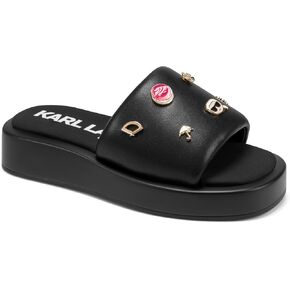 KARL LAGERFELD womens Opal Macaron Platform Sandal With Pins in Kuwait