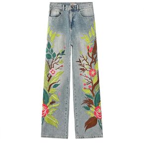 Cherry Blossom Denim Pant in Saudi Arabia