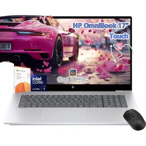 HP Envy 17 inch Laptop, FHD Touchscreen, Intel Core Ultra 7 155H, 16 GB RAM, 1 TB SSD, Intel Arc Graphics, Windows 11 Home, Copilot Key, 17-cw1010nr (2024) in Kuwait