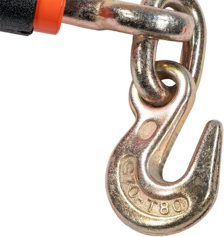 Mytee Products 4 Pack 5/16" - 3/8" Hi-Viz Green Heavy Duty Folding Handle Ratchet Load Binder w/Grab Hook 7,100 lbs WLL | Tie Down Hauling Chain Binders for Flatbed Truck Trailer in Kuwait