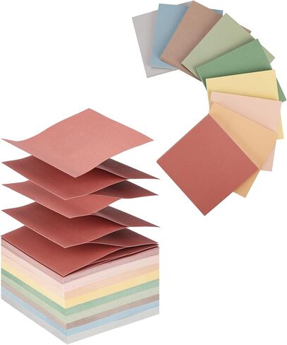 مستر بن - عبوات ملاحظات لاصقة منبثقة 3×3، 18 وسادة، 900 ورقة، ألوان عتيقة، وسادات مذكرة ذاتية اللصق للموزعات، مثالية للمنزل والمكتب والمدرسة، ملاحظات مخزنة لمجلة الكتاب المقدس in Kuwait