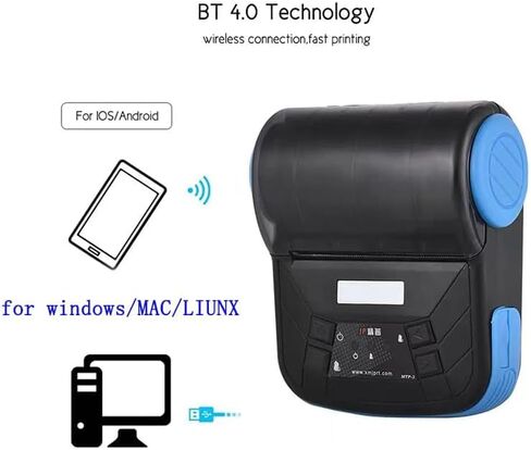 HHOP GOOJPRT MTP-3 80mm BT Thermal Printer Portable Lightweight for Supermarket Ticket Receipt Printing in Saudi Arabia