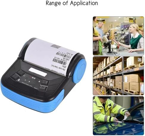 HHOP GOOJPRT MTP-3 80mm BT Thermal Printer Portable Lightweight for Supermarket Ticket Receipt Printing in Saudi Arabia