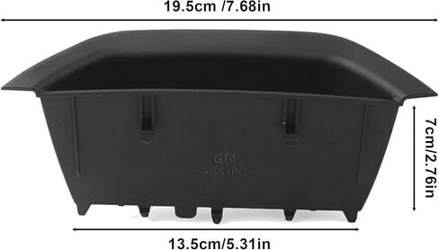 Komillion LDH Car Front Left Door Interior Inner Handle Pull Trim, Fit for BMW X3 X4 F25 F26 2011-2017, Driver Side Armrest Cover Storage Box Container in Saudi Arabia
