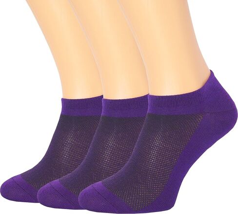 RONDO 6 Pack Unisex Ultra Thin Breathable Dry Fit Running Ankle Socks Low Cut for Mens and Womens Mesh Cotton Athletic Socks (6 Pairs 6 Black) in Saudi Arabia