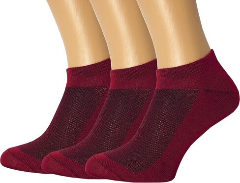 RONDO 6 Pack Unisex Ultra Thin Breathable Dry Fit Running Ankle Socks Low Cut for Mens and Womens Mesh Cotton Athletic Socks (6 Pairs 6 Black) in Saudi Arabia
