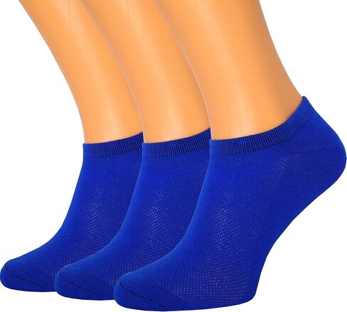 RONDO 6 Pack Unisex Ultra Thin Breathable Dry Fit Running Ankle Socks Low Cut for Mens and Womens Mesh Cotton Athletic Socks (6 Pairs 6 Black) in Saudi Arabia