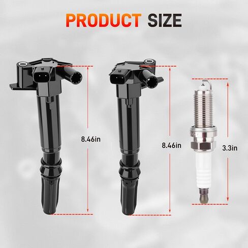 UF631 UF639 Set of 8 Ignition Coil Pack 16 Iridium Spark Plug with Wire Set Compatible with Ford 2010-2014 F150 Truck 2011-2017 F250 F350 Super Duty 2017 E350 Super Duty V8 6.2L Replace#DG526 DG525 in Saudi Arabia