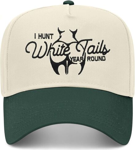 I Hunt White Tails Year Round Hat | Perfect-Fitting Unisex Vintage Trucker Hat Suitable for Every Occasion in Saudi Arabia