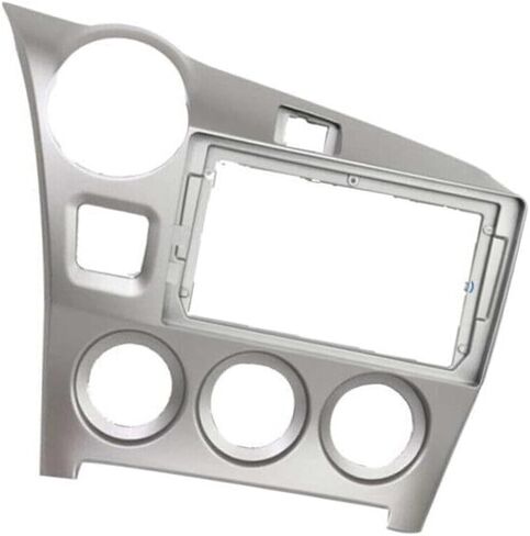 9'' Car Radio Stereo Fascia Frame Panel Cover Trim for Toyota Matrix 2003-2008 2010 2011 2012 2013 2014 Silver (Not Fit for 2009 Matrix 1.8 Base) in Saudi Arabia