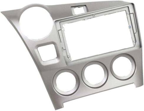 9'' Car Radio Stereo Fascia Frame Panel Cover Trim for Toyota Matrix 2003-2008 2010 2011 2012 2013 2014 Silver (Not Fit for 2009 Matrix 1.8 Base) in Saudi Arabia