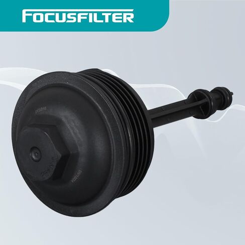 FOCUSFILTER 03L115433 OEM Grade Oil Filter Housing Cap Assembly, Compatible with Volkswagen Passat 2.0L 2012–2015 and Audi Q3 Quattro 2.0L 2015–2017, Replaces 921-172, 03L115433B in Saudi Arabia
