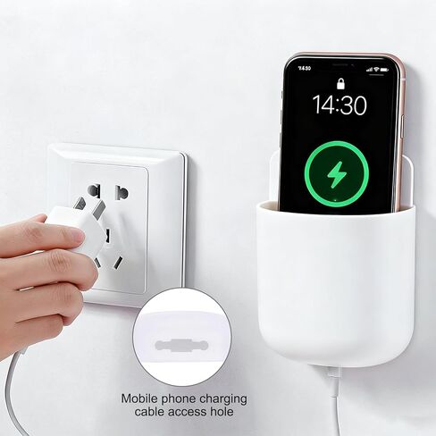 3 Pack White Remote Control Holder, ABS Plastic with Adhesive Tape, Remote Wall Holder, Damage-Free Adhesive for TV/AC Remotes, Phones, Pens, Ceiling Fan Remote. White in Kuwait