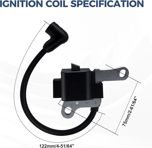 801268 Ignition Coil for LawnBoy 99-2911 99-2916 Toro CCR2400 CCR2450 CCR2500 CCR3000 Snow Thrower Tractor 10301 10323 11002 10201 Gold Silver Engine Lawn Mower in Kuwait