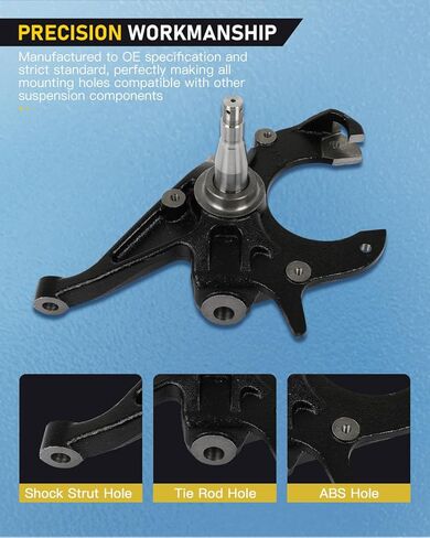 OCPTY Front Steering Knuckles Assembly Driver and Passenger Side 2"inch Drop Spindles for chevrolet S10 1988-2004, for GMC Sonoma 1991-2004, for GMC Jimmy 1992-1997 in Saudi Arabia
