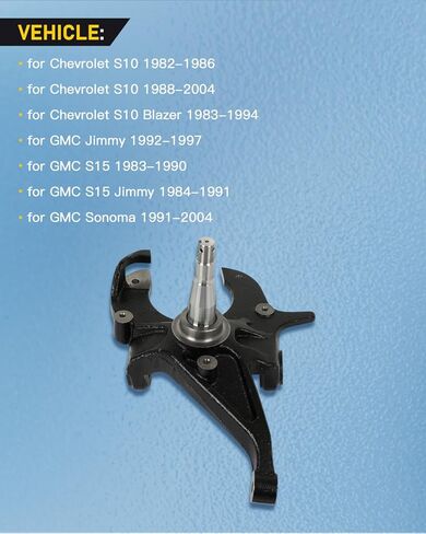OCPTY Front Steering Knuckles Assembly Driver and Passenger Side 2"inch Drop Spindles for chevrolet S10 1988-2004, for GMC Sonoma 1991-2004, for GMC Jimmy 1992-1997 in Saudi Arabia