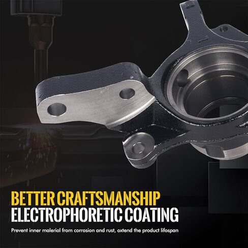 KUSATEC 698-327 مفصل توجيه التعليق الأمامي متوافق مع Subaru Baja 2003-2006/ Forester 2003-2008/ Impreza 2000-2007/ Legacy Outback 2000-2004، جانب السائق الأيسر، استبدال # 28313-AE030 in Saudi Arabia