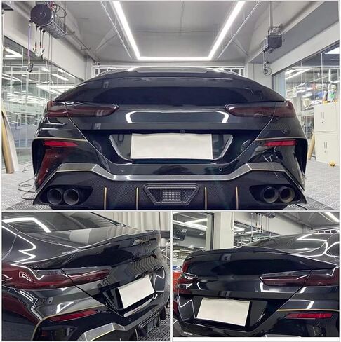 G16 Carbon Fiber Rear Trunk Spoiler Compatible with BMW 8 Series G16 840i xDrive Gran Coupe Sedan 4-Door 2018-2025 Rear Wing Spoiler Lip Body Kits Factory Outlet in Saudi Arabia