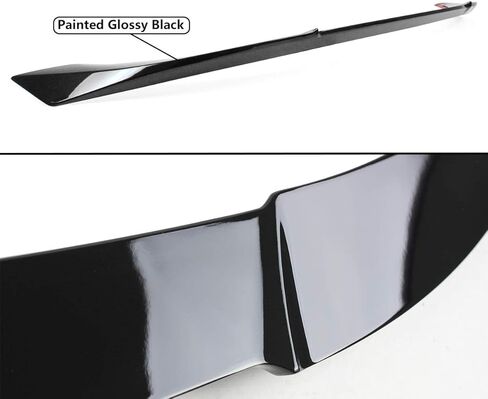 JDM V2 Painted Glossy Black Trunk Lid Spoiler + Rear Window Roof Spoiler Compatible with 2018-2021 Honda Accord Model in Saudi Arabia