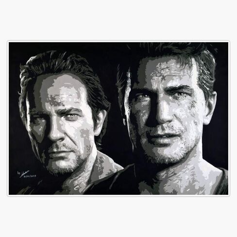 MAGNET Brothers Keeper' - Uncharted 4 Vinyl Waterproof Magnetic Sticker Vinyl Waterproof Magnet Decal Car 5" in Saudi Arabia
