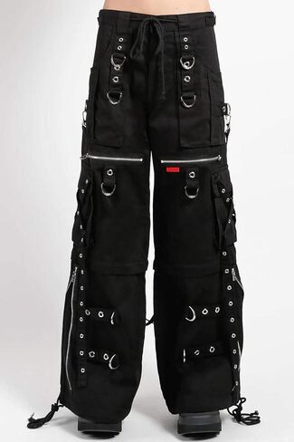 بنطال Tripp NYC بسحاب على شكل حرف X [أسود/أسود] XXL in Kuwait