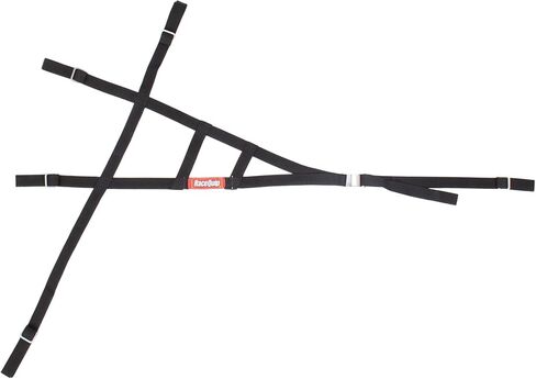 RaceQuip 727001RQP Cage/Helmet Net 1 in Webbing Triangle Adjustable Nylon Black in Saudi Arabia