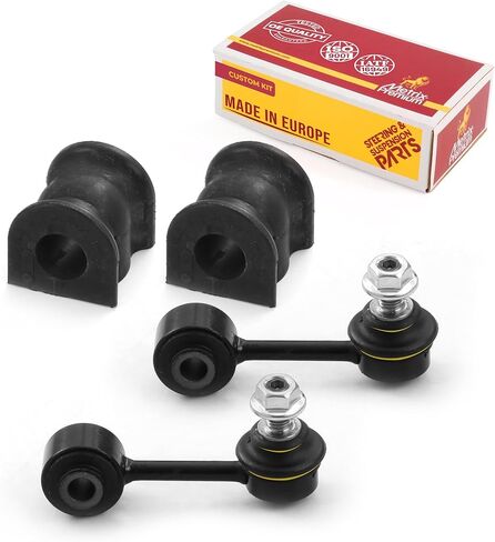 Metrix Premium Chassis Parts - 4 PC Rear Sway Bar Stabilizer End Link & Stabilizer Bar Bushing Kit Fits 2007-2012 Ford Fusion, Lincoln MKZ, 2007-2011 Mercury Milan, K750029, K200298, Made in Europe in Saudi Arabia
