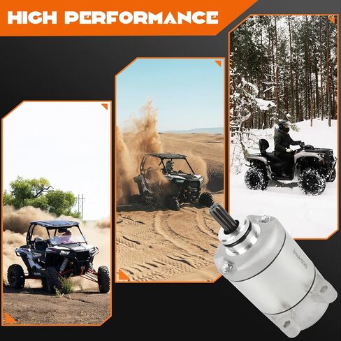 محرك بداية لهوندا رانشر 350 TRX350FE TRX350FM TRX350TE TRX350TM | يناسب فورتراكس رانشر 350 2000-2006 | استبدال بداية ATV/UTV in Saudi Arabia