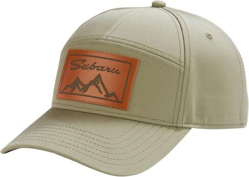 Subaru Logo Canvas 7 Panel Cap Hat Ascent Forester WRX Sti Legacy Outback Impreza Crosstrek BRZ Solterra Olive in Saudi Arabia