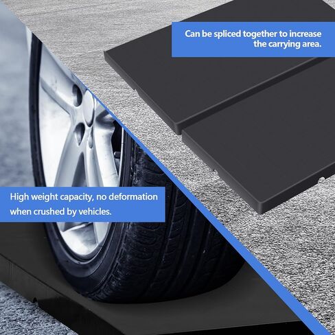 qinyoung 2 جهاز كمبيوتر شخصى من البلاستيك البليت للماء وسادة التخزين hdpe خفيفة الوزن مقاومة للاهتراء الطابق السفلي البليت للرفوف في الهواء الطلق شبكة أرضية داخلية مستودع سوبر ماركت، 40 × 24 × 2 بوصة، دعم ما يصل إلى 4000 رطل in Kuwait