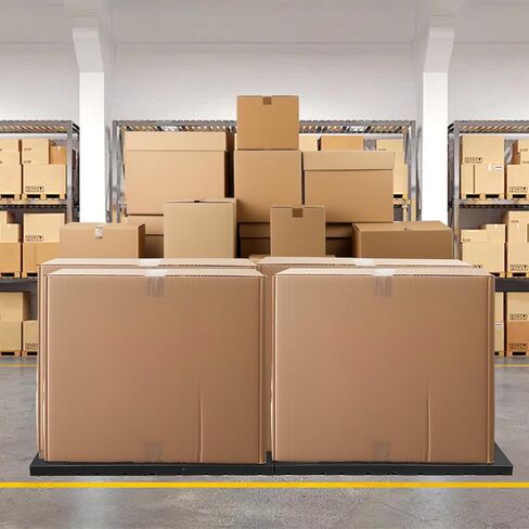 qinyoung 2 جهاز كمبيوتر شخصى من البلاستيك البليت للماء وسادة التخزين hdpe خفيفة الوزن مقاومة للاهتراء الطابق السفلي البليت للرفوف في الهواء الطلق شبكة أرضية داخلية مستودع سوبر ماركت، 40 × 24 × 2 بوصة، دعم ما يصل إلى 4000 رطل in Kuwait