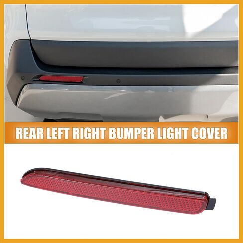 1 Pair Rear Left Right Bumper Reflector Light Cover for Toyota RAV4 2019-2021 for Lexus RC300 2016-2021 81920-08010 81910-08010 Red Replacement in Saudi Arabia