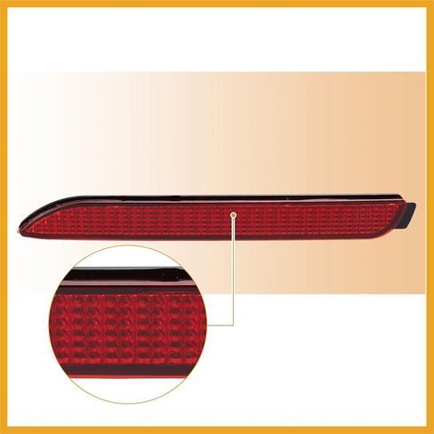 1 Pair Rear Left Right Bumper Reflector Light Cover for Toyota RAV4 2019-2021 for Lexus RC300 2016-2021 81920-08010 81910-08010 Red Replacement in Saudi Arabia