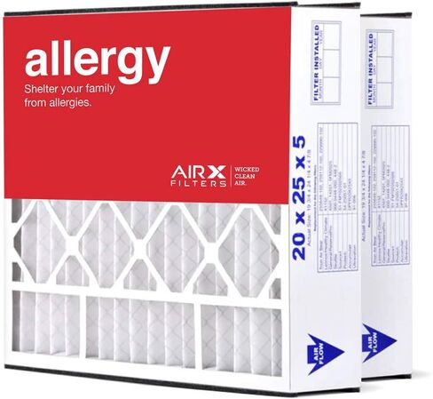 مرشحات AIRx 16x25x5 MERV 11 HVAC AC استبدال فلتر الهواء لفرن الهواء الدب تريون 229990-105، الحساسية 2-حزمة، صنع في الولايات المتحدة الأمريكية in Saudi Arabia