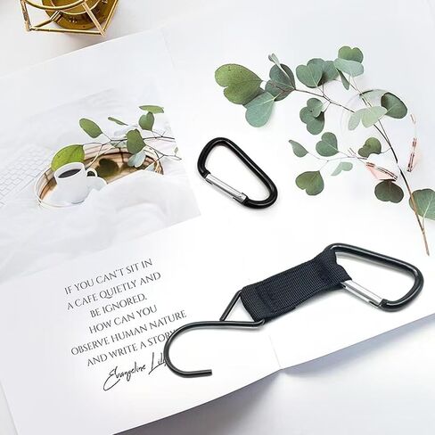 خطافات سياج لأكياس الخفافيش وزجاجة المياه، أبازيم تعليق معدنية للبيسبول، التنس، الكرة اللينة، حقيبة كرة القدم معدات رياضية خارجية (5) in Kuwait