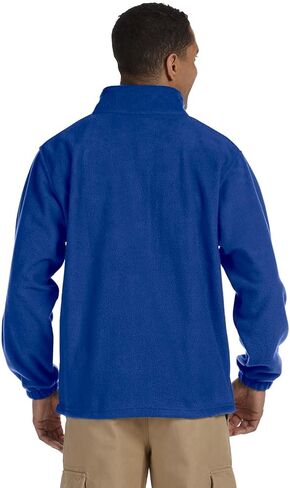Harriton Men's 8 oz. Full-Zip Fleece, Medium, TRUE ROYAL in Saudi Arabia