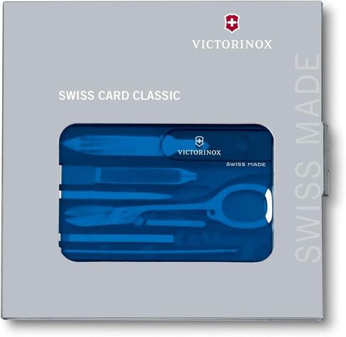 Swiss Card Translucent Blue Blister Pack in Saudi Arabia