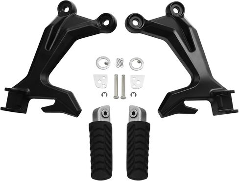 TCMT Rear Passenger Footrests Footpegs Brackets Fit For Kawasaki Z650 Ninja 650 2017-2025 Replacement for 35063-1350-18R 35063-1351-18R in Saudi Arabia