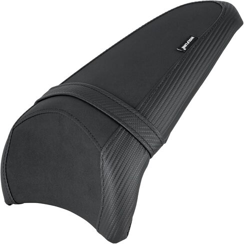 Motorcycle Passenger Seat for Ninja 650 Z650 2017-2024 2025 2026 Leather Pillion Solo Saddle Cushion Pad (Rear - Black) in Kuwait