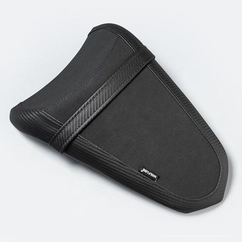 Motorcycle Passenger Seat for Ninja 650 Z650 2017-2024 2025 2026 Leather Pillion Solo Saddle Cushion Pad (Rear - Black) in Kuwait